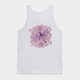 Dragonfly Mandala Tank Top